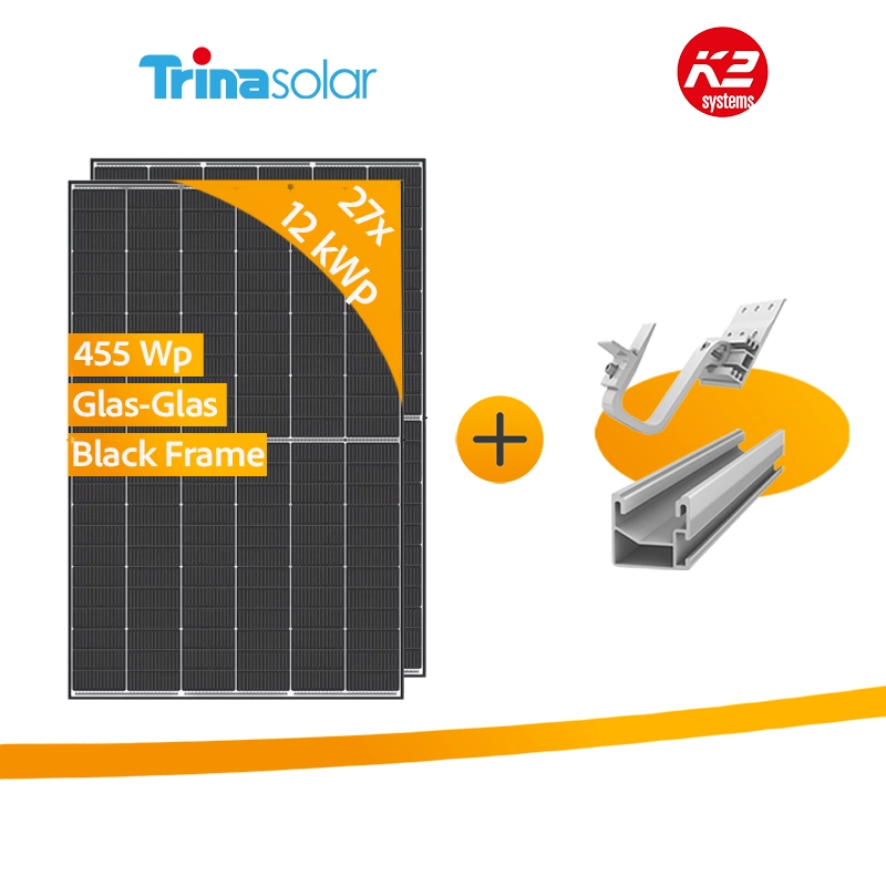 12 kWp Trina Vertex S+ TSM-455 - GEN Set