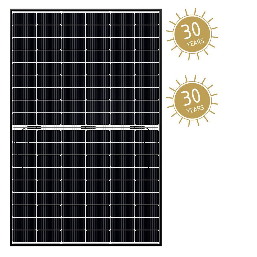 Luxor ECO LINE Halbzelle Glas-Glas BiFacial M08 LX-410M (10BB)