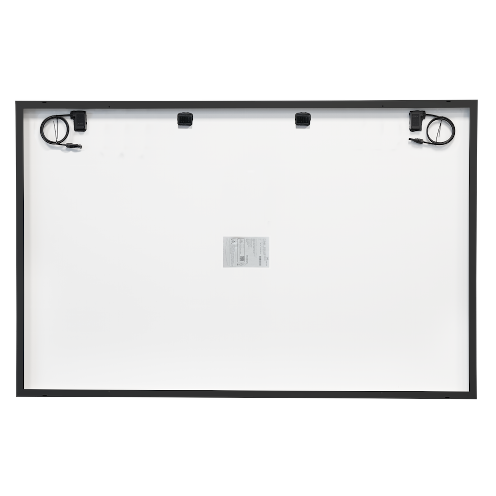 Heckert Nemo, Heckert Nemo 4.2 80 M, 405 W Solarmodul, Solarmodul Schwarz, Solarmodul, Photovoltaik, Solaranlage, Modul, Heckert Solar, Sonnenkollektor, Rückseite, Solarmodul Rückseite