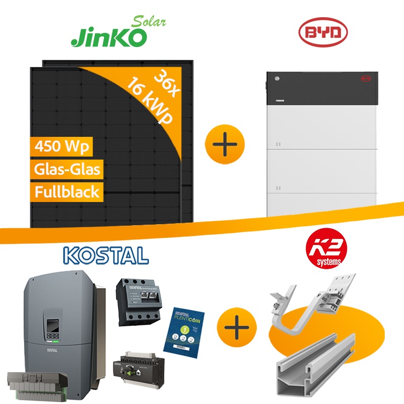 Leistung, Module, Speicher, Wechselrichter, Montagesystem