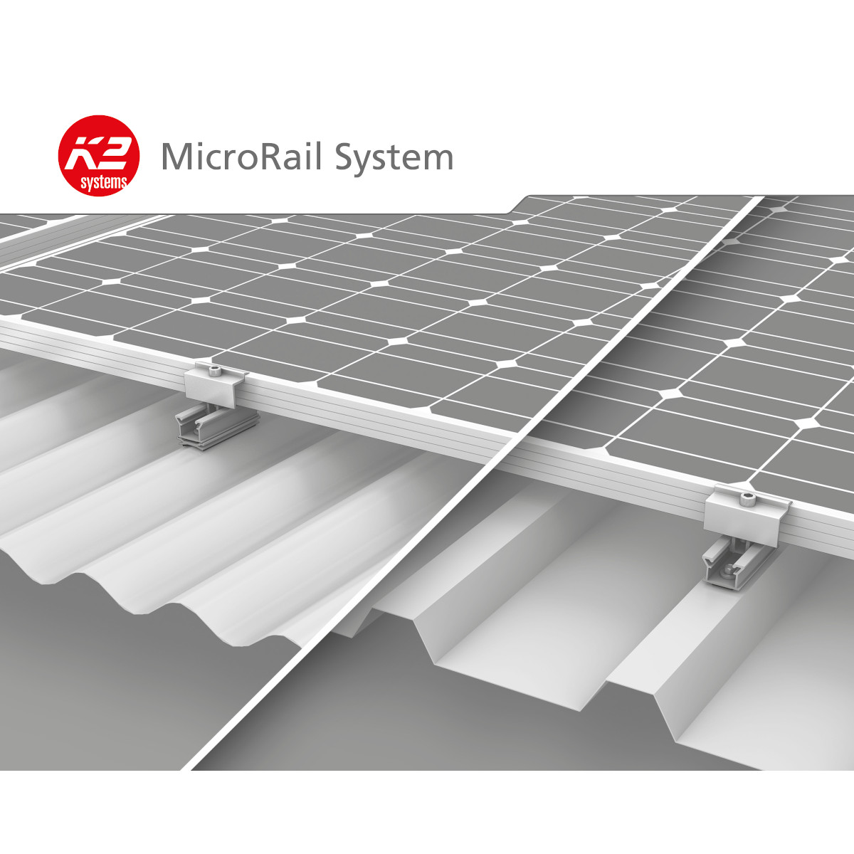Montagesystem für Trapezblech