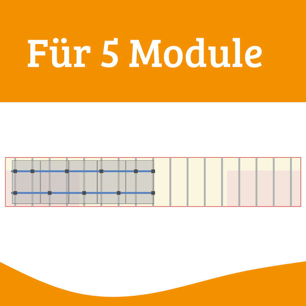für 5 Module