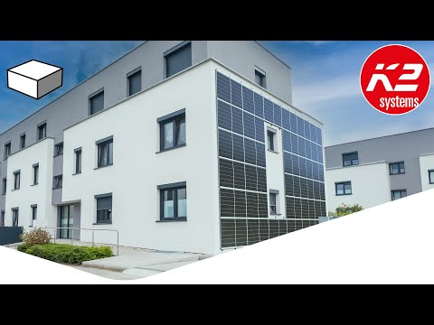 K2 Systems WallPV für Fassade
