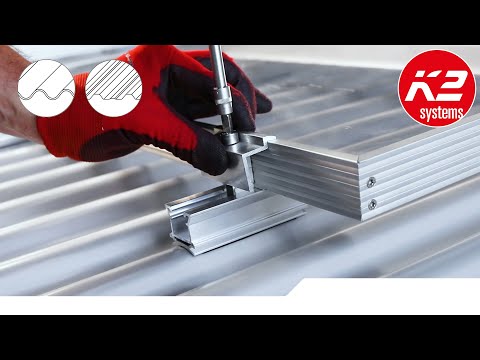 K2 Systems MultiRail 10 CSM für Wellblech