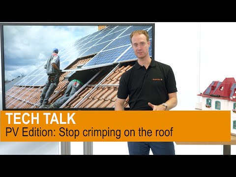 Weidmüller PV Stick SET - Crimpfrei verkabeln