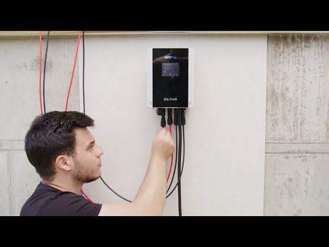 Netzautarke 4,5 kWp PV-Anlage SOL THOR + Heizstab für Flachdach